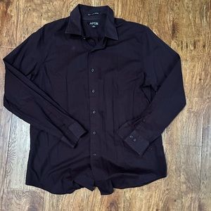 Apt. 9 strip pattern long sleeve button up.